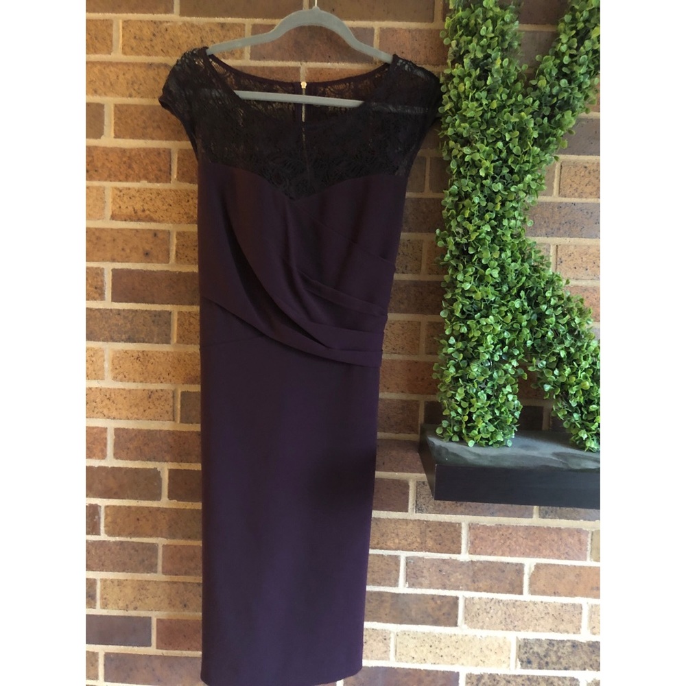 Calvin Klein Eggplant Dress, Size 14